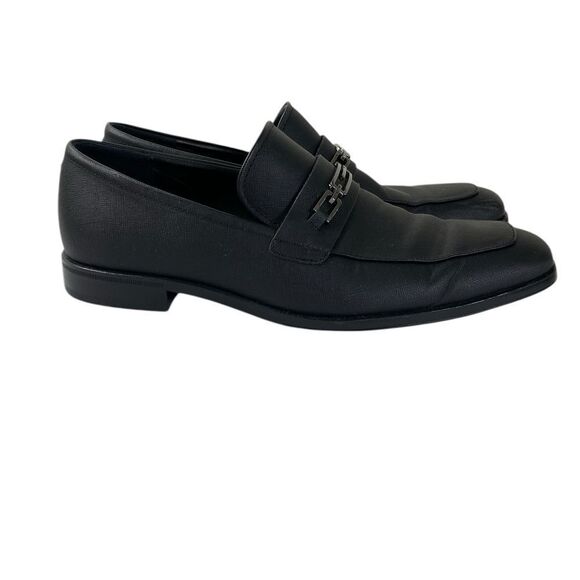 GUESS Men's Black Loafers 11 Hendo Horse bit w/ Guess logo - Picture 4 of 8